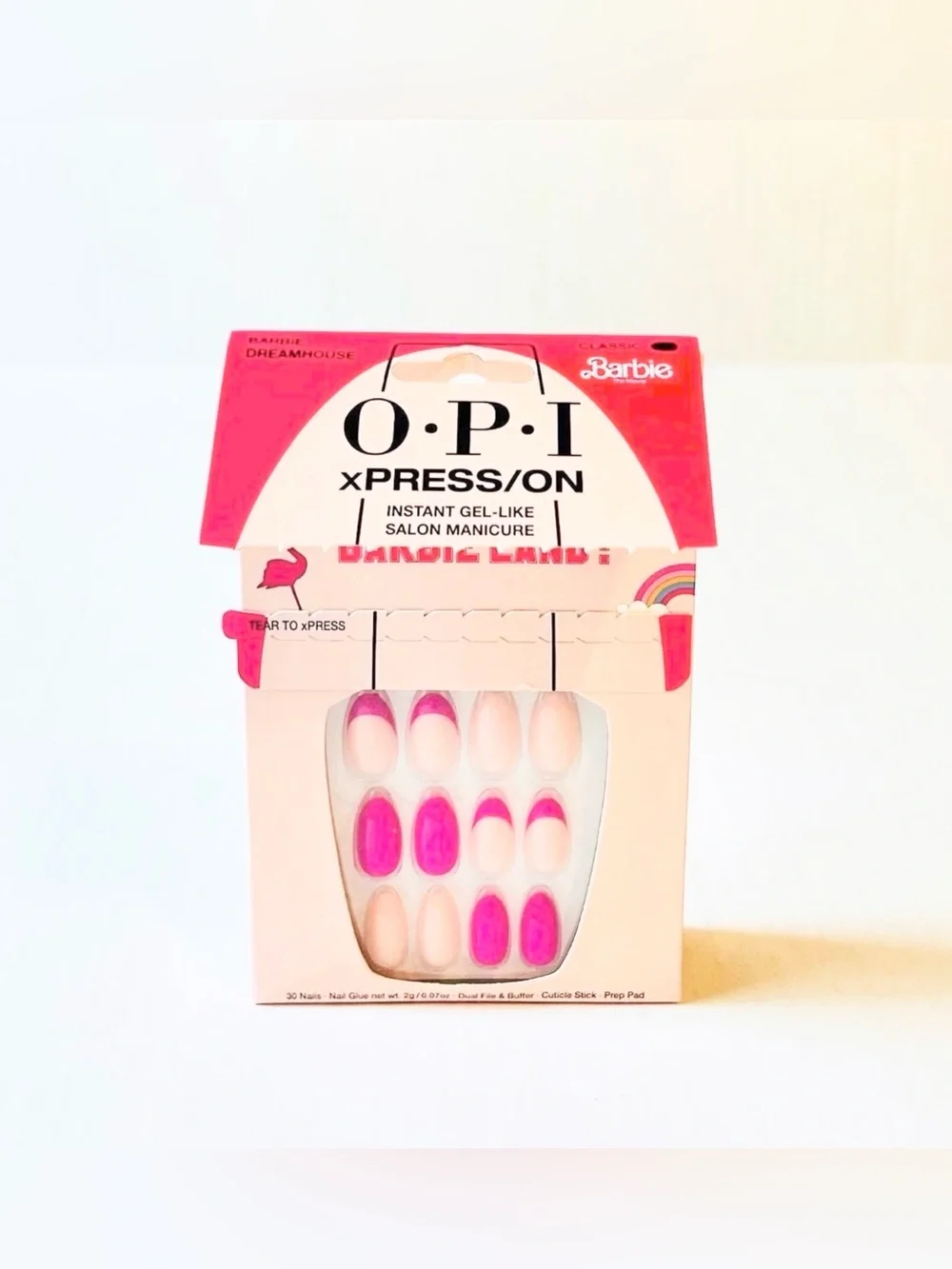 OPI x Barbie xPRESS/On Press On Nails Barbie Dreamhouse